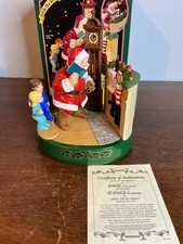 Vintage Coca Cola Santa Claus Mechanical Coin Bank (3rd in The Series) 1995