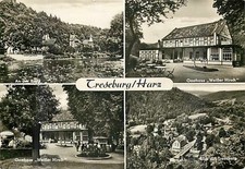 AK - Treseburg Harz - Gasthaus Weißer Hirsch - Blick auf den Ort