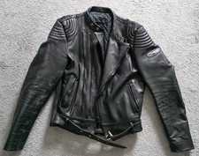 Belmo Design "Motorrad" Herren Lederjacke - Schwarz, Größe 52 (fällt klein aus)