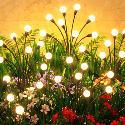 6 Pack Solar Garden Lights 48 LED, Solar Lights Outdoor Waterproof IP65, Decorat