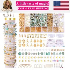 1927 PCS Jewelry Making Supplies Kit, Charm Bracelet Making Kit for Adults, N...