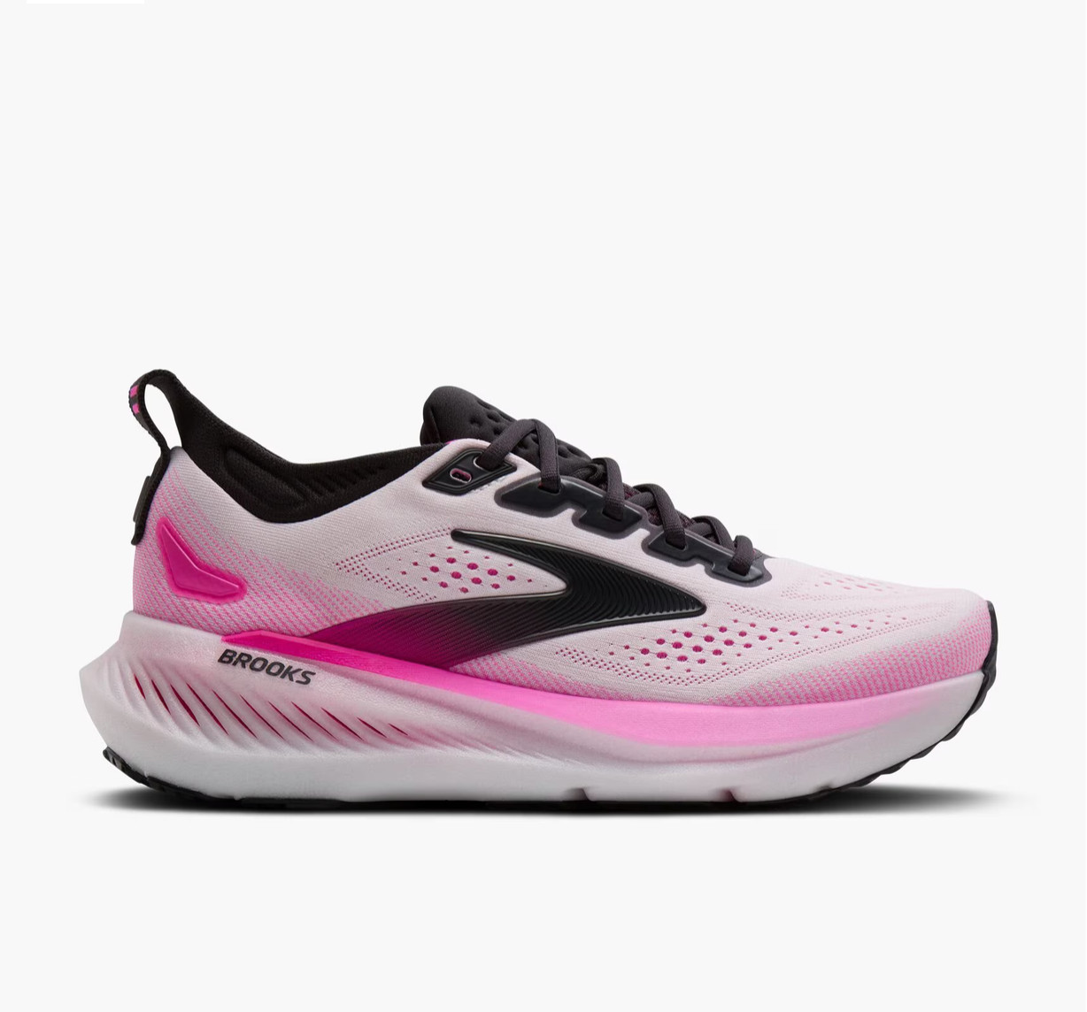 Brooks Glycerin 23 (2026) Women's 8 White Phantom Cyber Pink  120465-1D-1111 NIB thumbnail 2