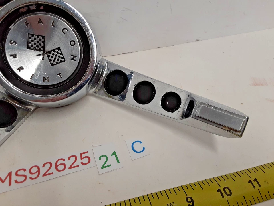 Anillo de bocina original ~ 1964 Ford Falcon Sprint C3DA-13A800A H29781 Foto 4 de 4