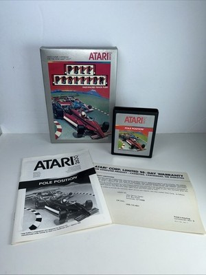 Pole Position Atari 2600 Game CIB W/ Box Protector Great Condition