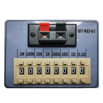 For Circuit Testing Pocket Resistance Box 8 Resistance Settings Compact Design