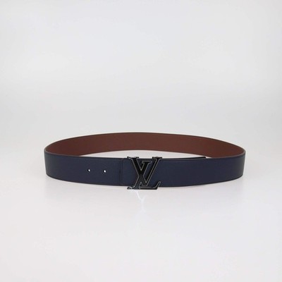 Louis Vuitton Black/Brown Leather Reversible 40mm Tilt Belt