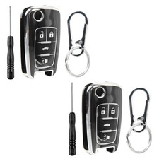 2 Remote Key Fob Shell Case Polymer Cover for 2014 2015 2016 2017 2018 2019 GMC