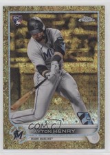 2022 Gilded Collection Gold Etch Mini-Diamond Refractor 14/50 Payton Henry 9b3