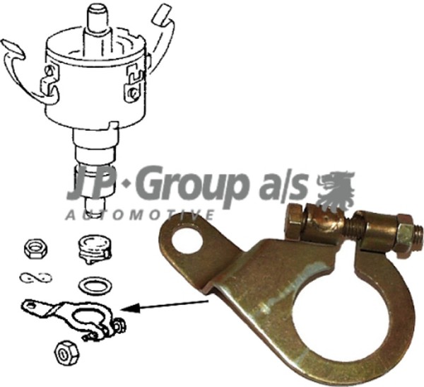 ZüNdverteiler Jp Group 8191150206 FüR Ghia Karmann 1600 1500 31 181 Vw Kaefer 15-image