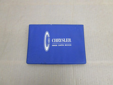 1968 Chrysler Dealer Album Data Book Facts New Yorker Newport 300 Original