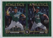 2024 Update Rookie Combo Green Crackle Foilboard Osvaldo Bido Tyler Ferguson 0q3