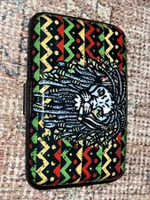 TOTAL VISION Lion Rasta Card Case Identity Theft Protection RFID Blocking