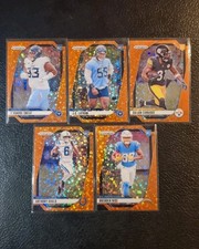 #5 2024 Panini Prizm Orange Disco RCs Anthony Gould Rice Edwards Lathan Sweat .