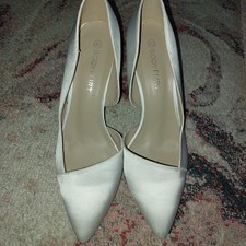 Brautschuhe Off-White Gr. 40 &ndash; Stiletto &ndash; neu (nur anprobiert
