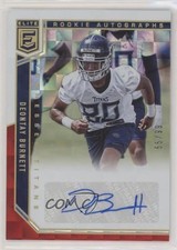 2018 Donruss Elite Elite Rookie Auto Red 55/99 Deontay Burnett #RA-DB Auto 0f6
