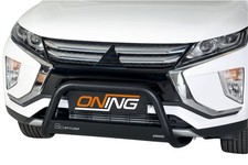 Frontbügel Edelstahl SCHWARZ für Mitsubishi Eclipse Cross 2018- Ø63mm