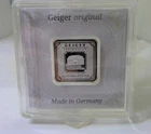 Geiger Edelmetalle 5 Gram Silver Bar, Sealed,  In Assay .999 Fine Silver