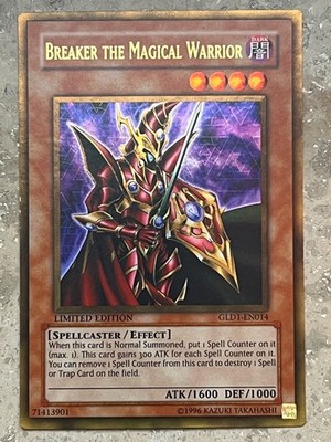 Yu-Gi-Oh! Breaker the Magical Warrior   GLD1-EN014   Limited Edition