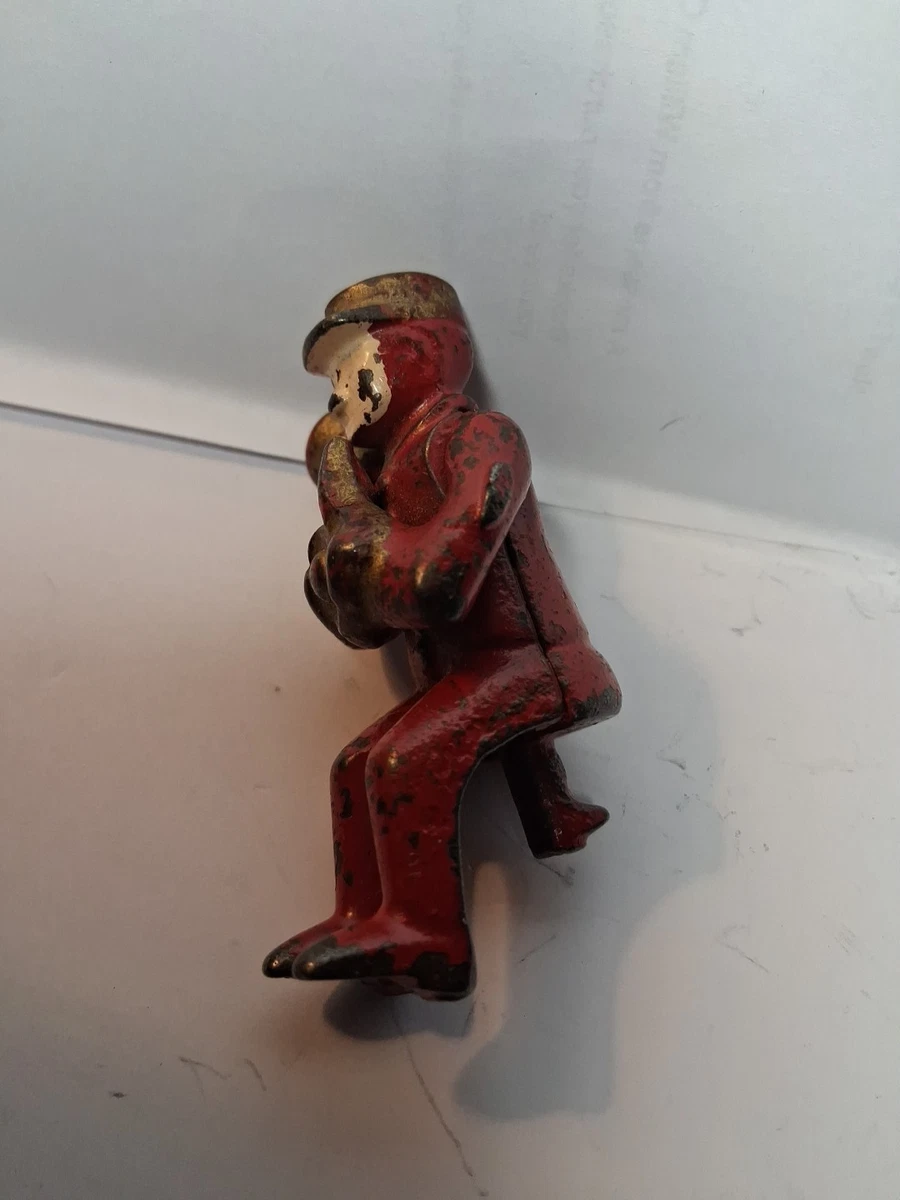 Rare Cast Iron Tuba Band Member Figure