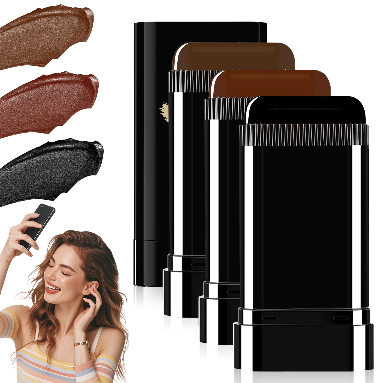 Stick, Waterproof And Sweat Proof Hair Dye Sti...