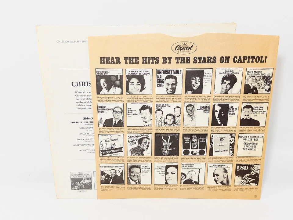 Nat King Cole & The Children's Chorus - Magic Of Christmas w/ Children Vinyl LP Foto 3 de 4