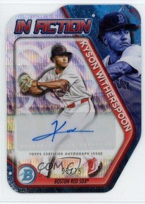 2025 Bowman Draft In Action Wave Refractor /75 Kyson Witherspoon Auto 16z7