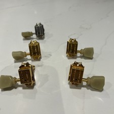 4 ORIGINAL GOLD GIBSON DELUXE TUNERS/MACHINE HEADS 