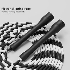Beaded Jump Rope - Adjustable Speed Rope for Fitness, Boxing, Freestyle 