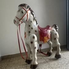 MOCO Brunco antikes Schaukel- & Reitpferd f&uuml;r Kinder &ndash; Made in England