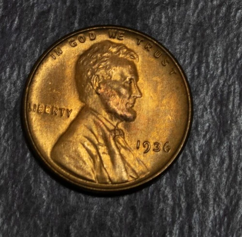 1936 Lincoln Wheat Cent Gem BU    Lot 4657