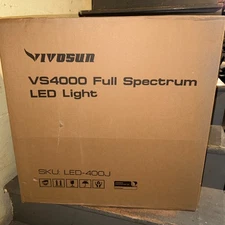 VIVOSUN VS4000 LED Grow Light Full Spectrum for 4x4/5x5 + FREE VIVOSUN Timer