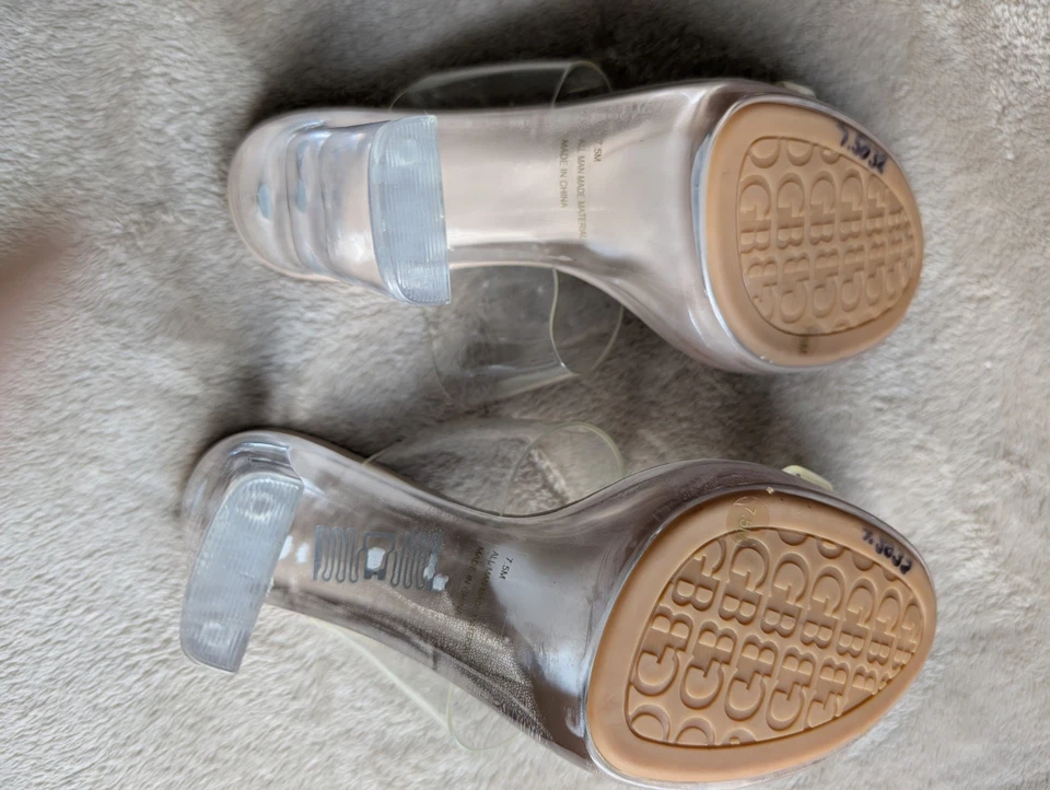 Gianni Bini прозрачный ремень каблуках размер 7,5 - Изображение 4 из 4