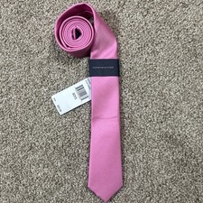 Tommy Hilfiger Boy's Youth 12/18 Neck Tie Pink Polyester S28287 81K91293650 NWT