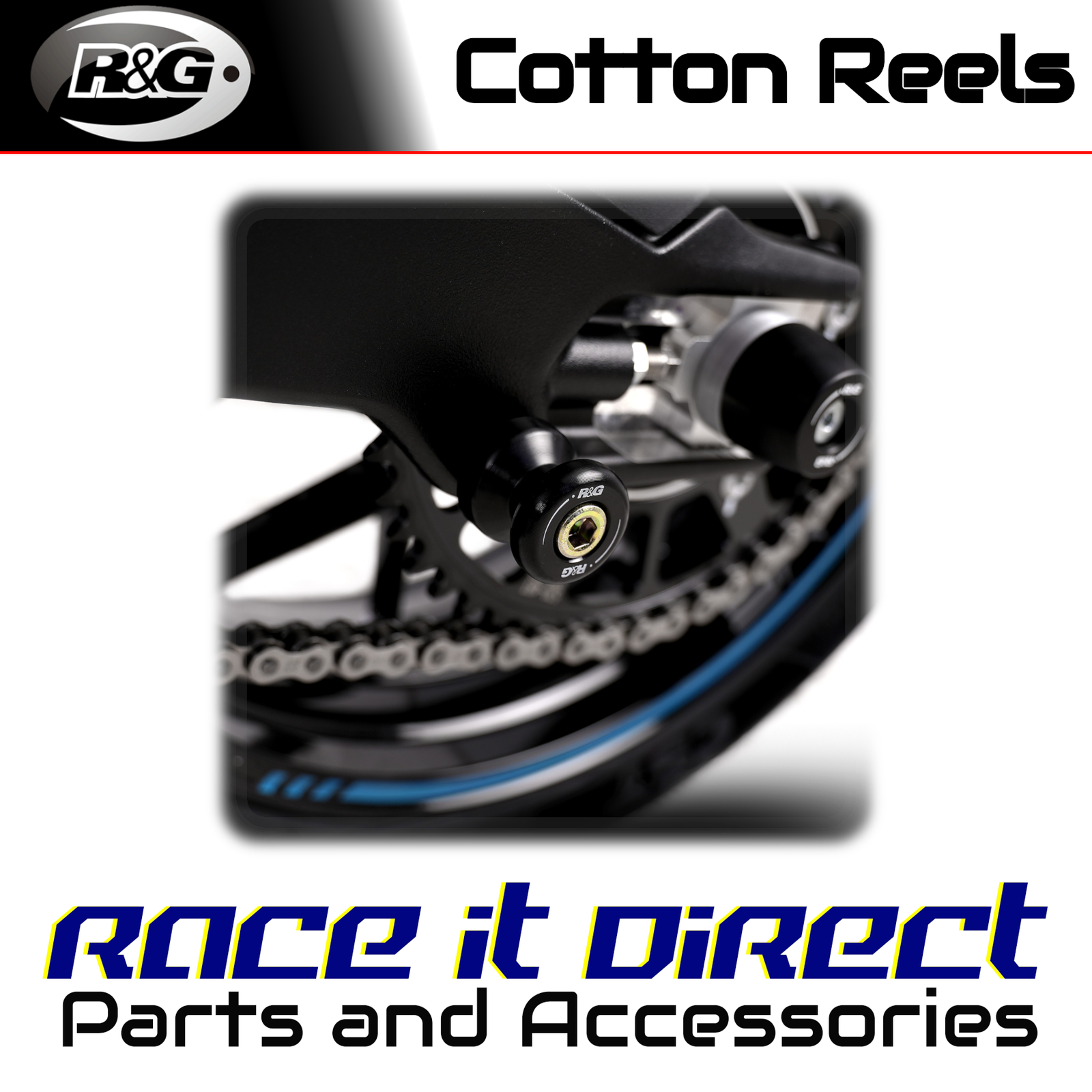 Cotton Reels for CFMoto 800NK Sport 2023-2026 R&G