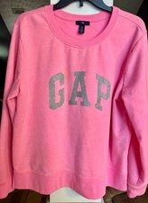 women's gap sweatshirt, pink.