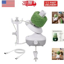 Yarn Winder, Electric Yarn Ball Winder for Crocheting, Compact Yarn Cake Wind...