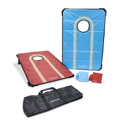 EASTPOINT PORTABLE CORNHOLE- RED AND BLUE