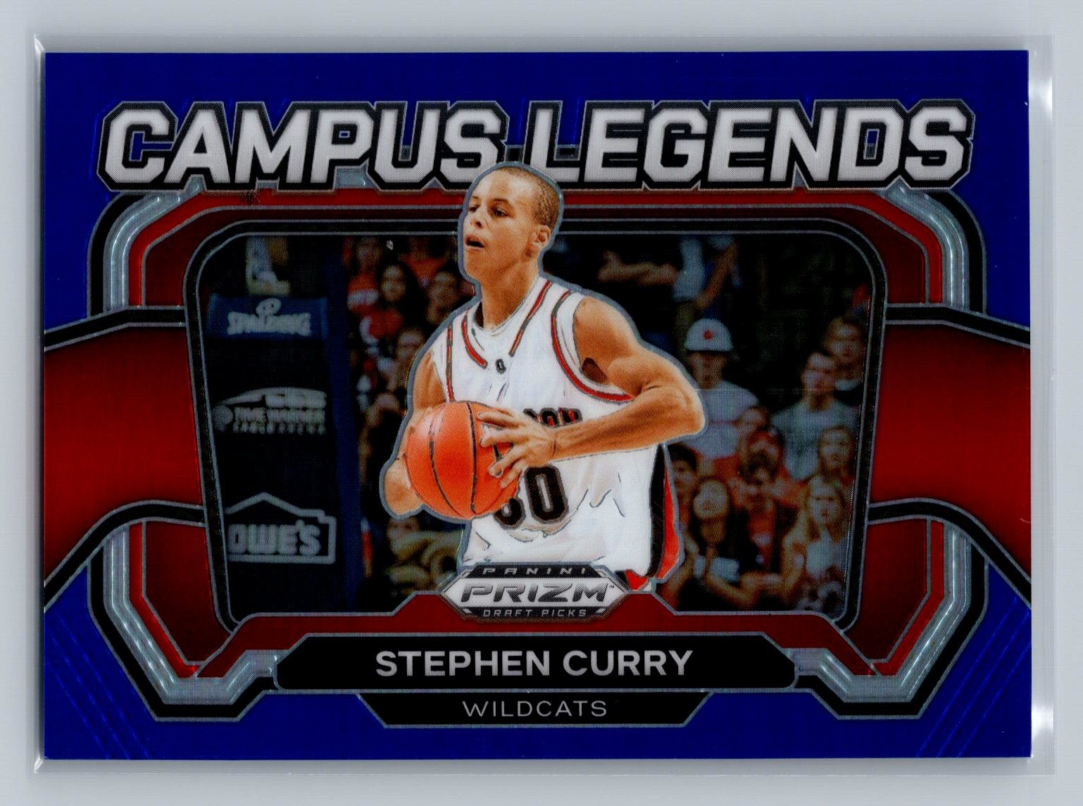 2024 Panini Prizm Draft Picks Stephen Curry Campus Legends Prizms Blue #/199 #2