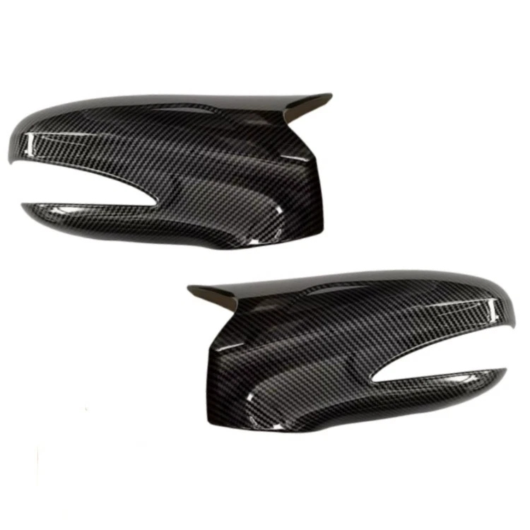 Rearview Mirror Cover Cap Carbon Fiber Black For 06-12 Lexus IS IS250 IS350 ISF Foto 2 de 4