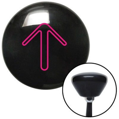 Pink Pointing Arrow Up Black Retro Shift Knob w/ M16x1.5 Insert Shifter Auto
