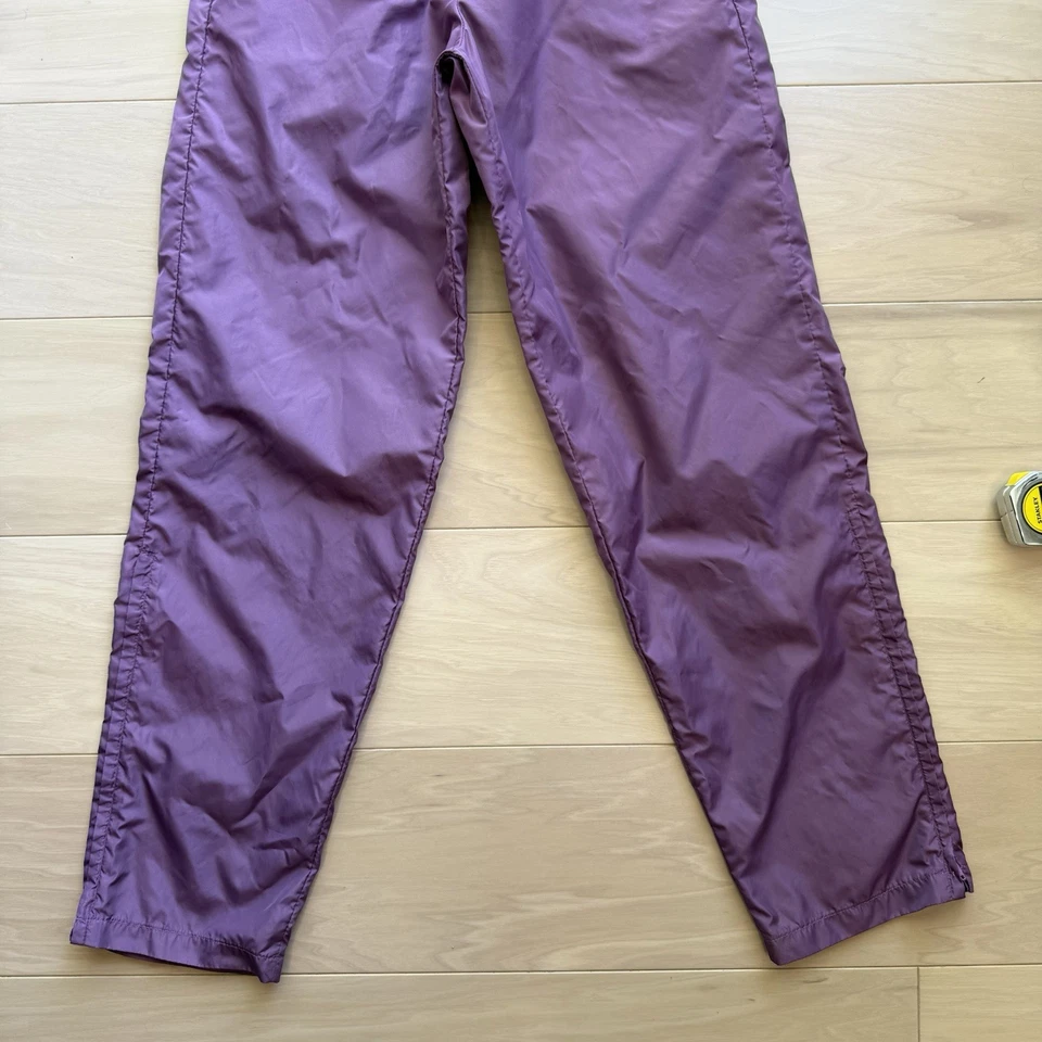 Винтажные женские тренировочные штаны Nike средний фиолетовый 80-е синий ярлык спортивная одежда - Изображение 4 из 4