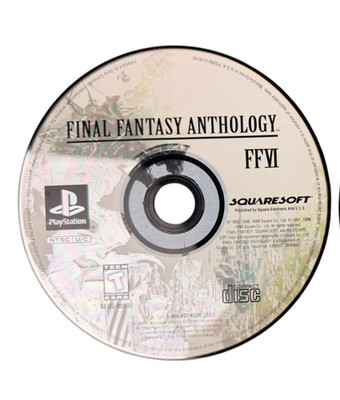 Final Fantasy Anthology (Sony PlayStation 1, 1999) FF VI Only Disk PS1