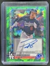 2025 Topps Chrome Update Sapphire Hyeseong Kim Auto RC Green Refractor #/99