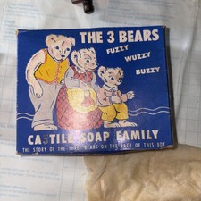 The 3 Bears Castillo Soap, Family Box Set Featuring Fuzzy-Wuzzy-Buzzy