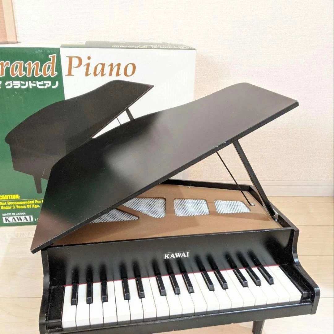 KAWAI Mini Piano de Cola Nº1141 32 Teclas Juguete Educativo NEGRO Usado Buen ...