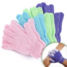 1-10pcs Colourful Exfoliating Gloves, Bath Gl...