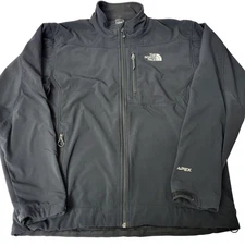 The North Face Apex Black Soft Shell Jacket Men's Full Zip Outdoor Gorpcore
