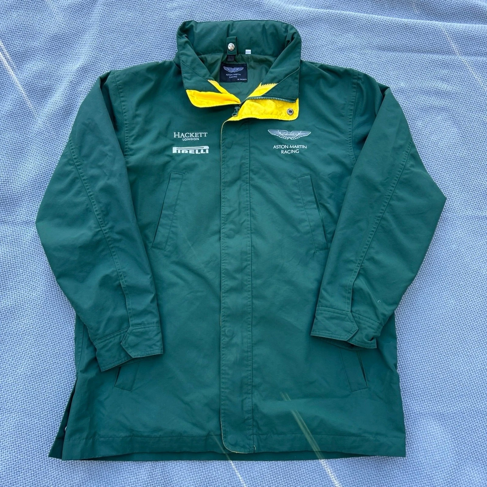 Vintage Jacket Aston Martin Racing Hackett Firelli Men's Size Large