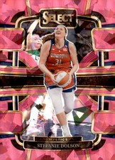 2024 Panini Select WNBA #9 Stefanie Dolson Prizms Pink Ice