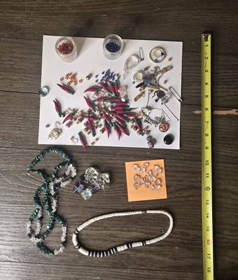 Beads For Craft of Jewelry Making Peppers Stone Glass 